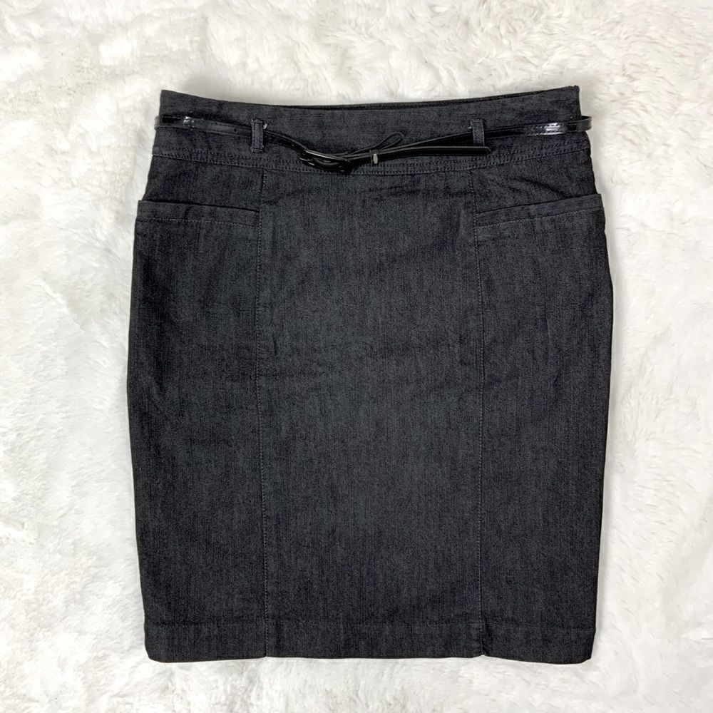 Kenneth Cole New York stretch denim pencil skirt